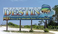 Welcome to Destin, Florida, home of the world's best fishing!